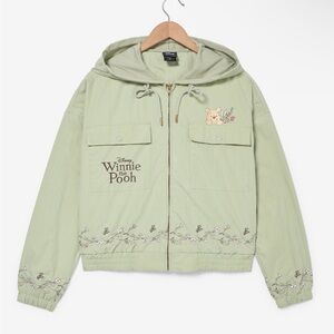 New Disney Winnie the Pooh Floral Women’s Cropped Jacket